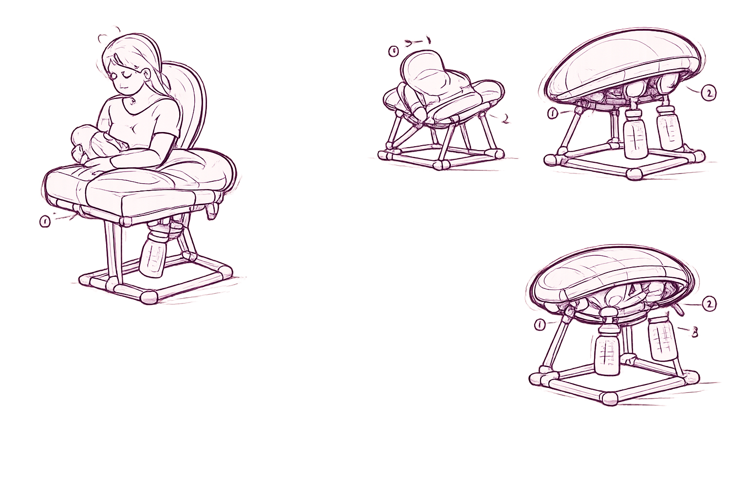 First concepts and sketches